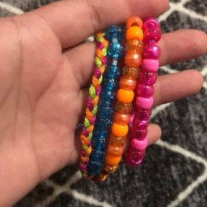 Beaded Bracelets / $5 for all! Each are $2